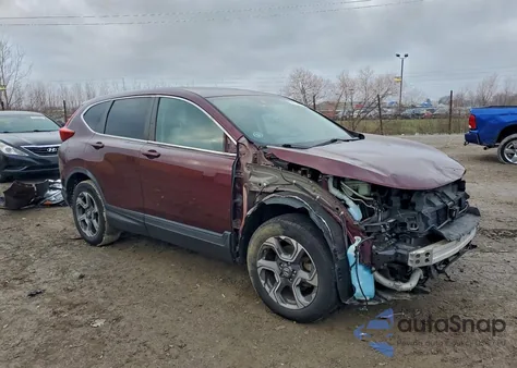 2018 Honda Cr-V Ex из США, поврежденный, VIN 7FARW2H50JE046341